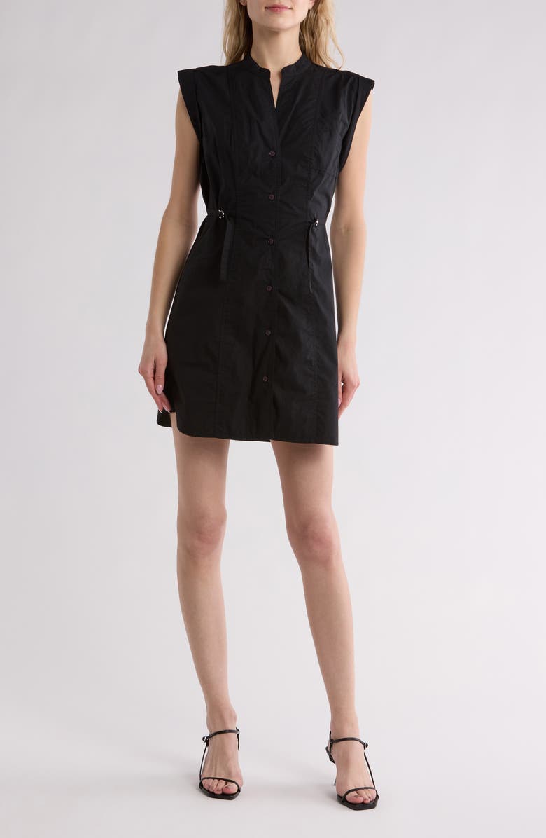 Derek Lam 10 Crosby Peyton Cap Sleeve Shirtdress, Main, color,