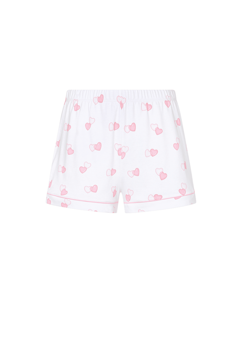Women's Sweetheart Short PJ Set, Alternate, color, Pink