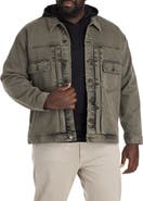 True Nation by DXL Big & Tall Overdyed Trucker Jacket