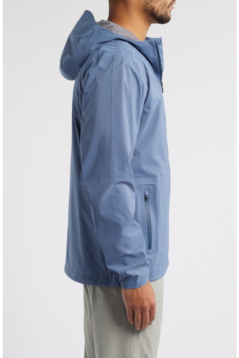 Cloudshield Waterproof Hooded Rain Jacket, Alternate, color, HERON BLUE