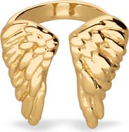 UNODE50 18K Gold-Plated Ring in the Shape of Wings