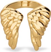 UNODE50 18K Gold-Plated Ring In The Shape Of Wings