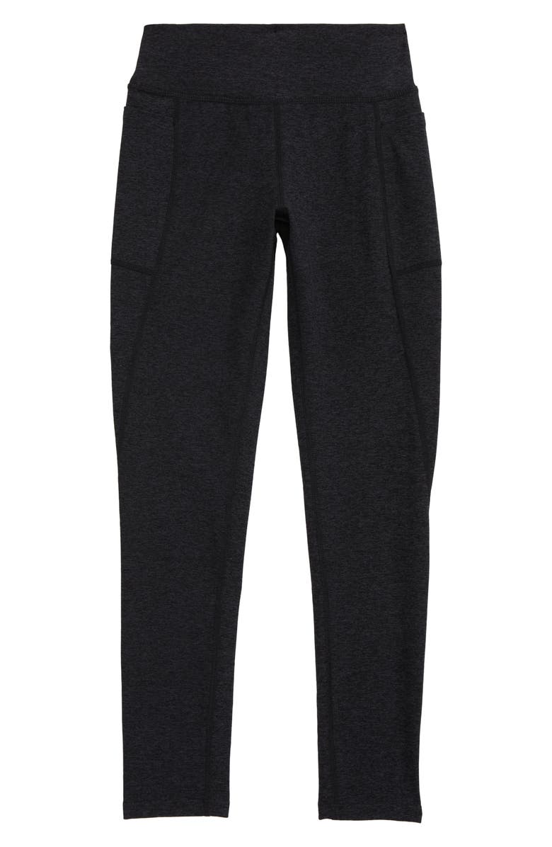 Zella Girl Restore Soft Pocket Leggings, Main, color, 