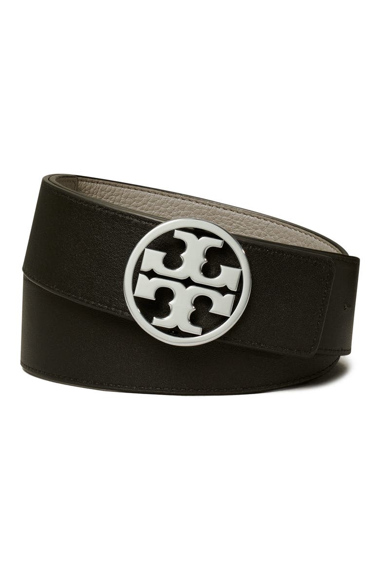 Miller 1.5-Inch Reversible Logo Belt, Alternate, color, GRAY HERON / BLACK / SILVER