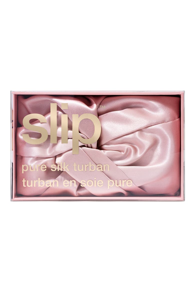 Pure Silk Hair Wrap, Alternate, color, PINK