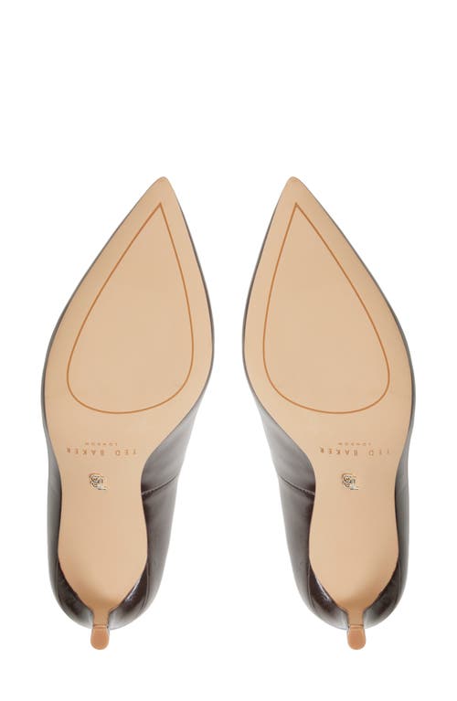 Ted Baker Pointed Toe Pump In Brown