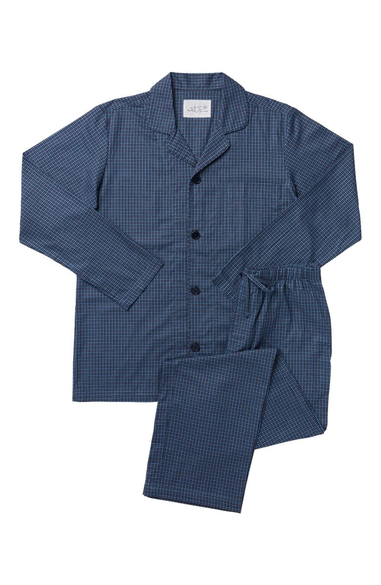 The Cat
s Pajamas Men
s Flannel Pajama Set, Alternate, color, Lisbon