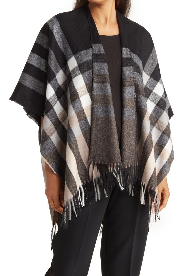Super Stripe Super Soft Wrap, Main, color, BLACK