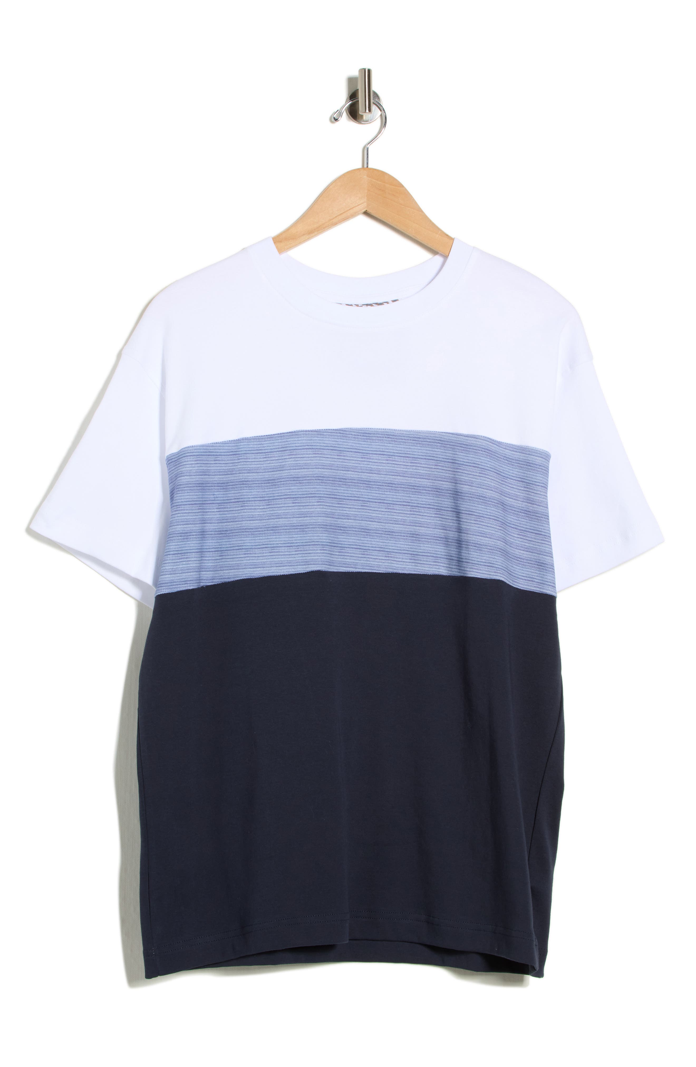 DENIM AND FLOWER Stripe Knit T-Shirt
