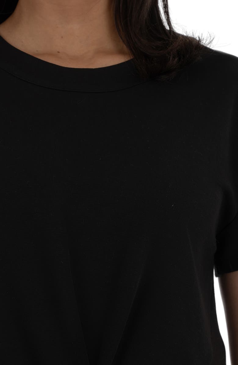 KUT from the Kloth Avi Twist Front T-Shirt, Alternate, color, Black Jm