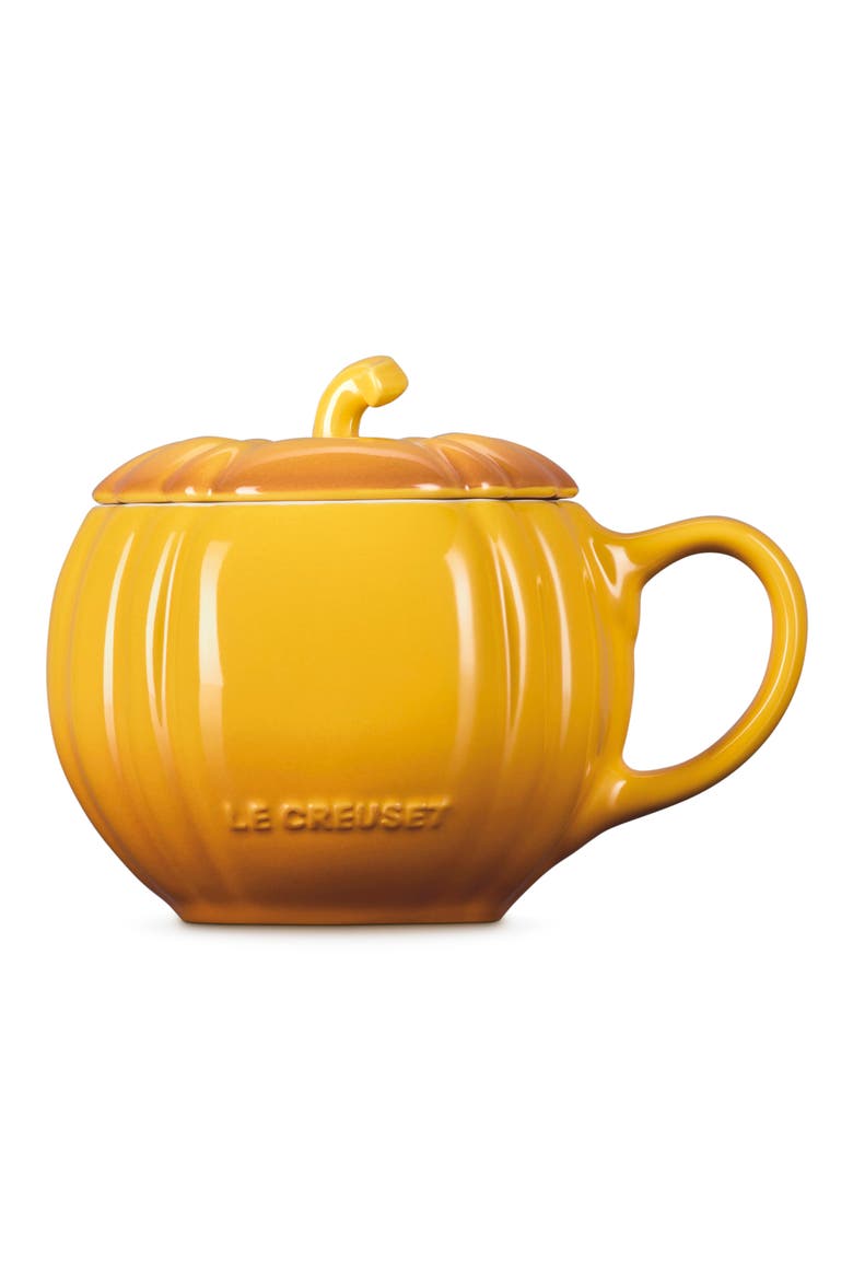 Pumpkin Stoneware Mug, Alternate, color, NECTAR