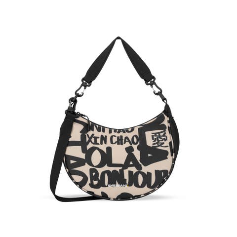 Mina Medium Lightweight Half Moon Crossbody