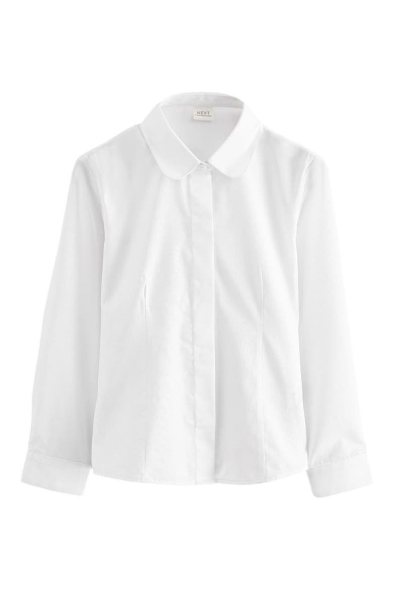 Kids' 5-Pack Regular Fit Button-Up Shirts, Alternate, color, WHITE