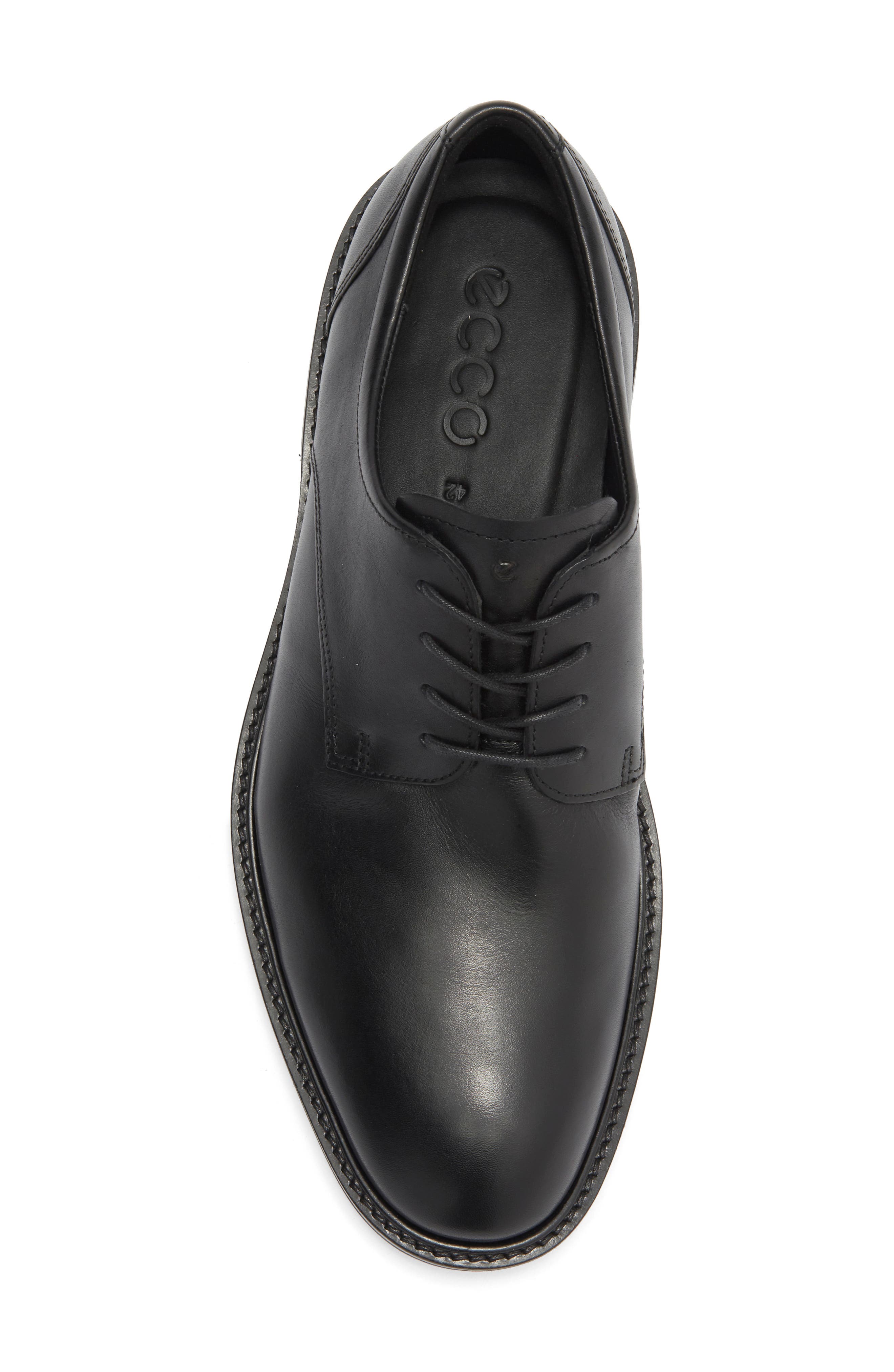 Metropole Prague Plain Toe Derby, Alternate, color, 01001BLACK