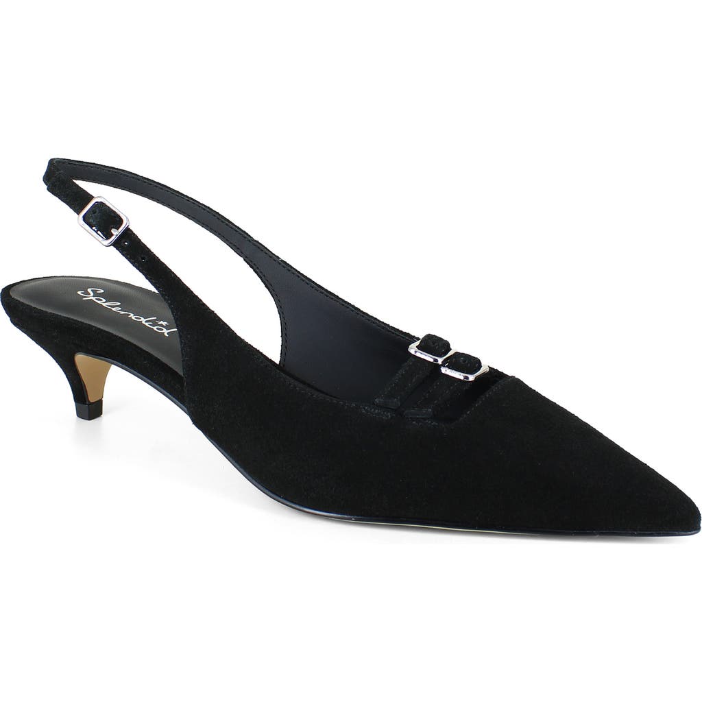 Splendid Vivi Pointed Toe Slingback Pump in Black at Nordstrom, Size 9