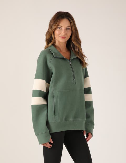 Prodigous Scuba Knit 1/4 Zip Up Jacket