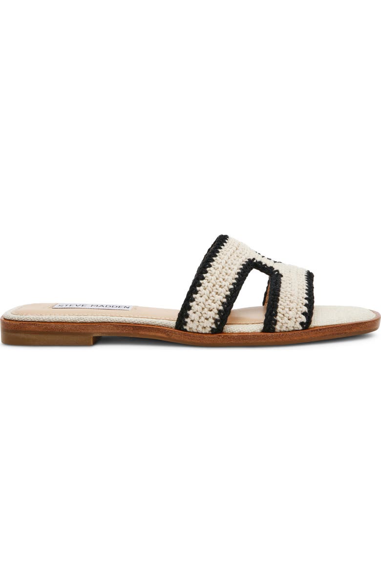 Steve Madden Hazel Slide Sandal, Alternate, color, Cream Multi