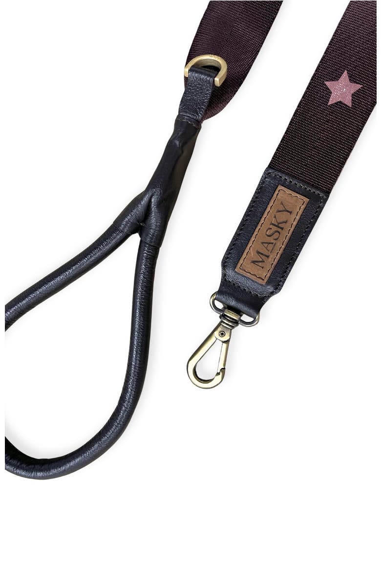 Star Leash, Alternate, color, Brown