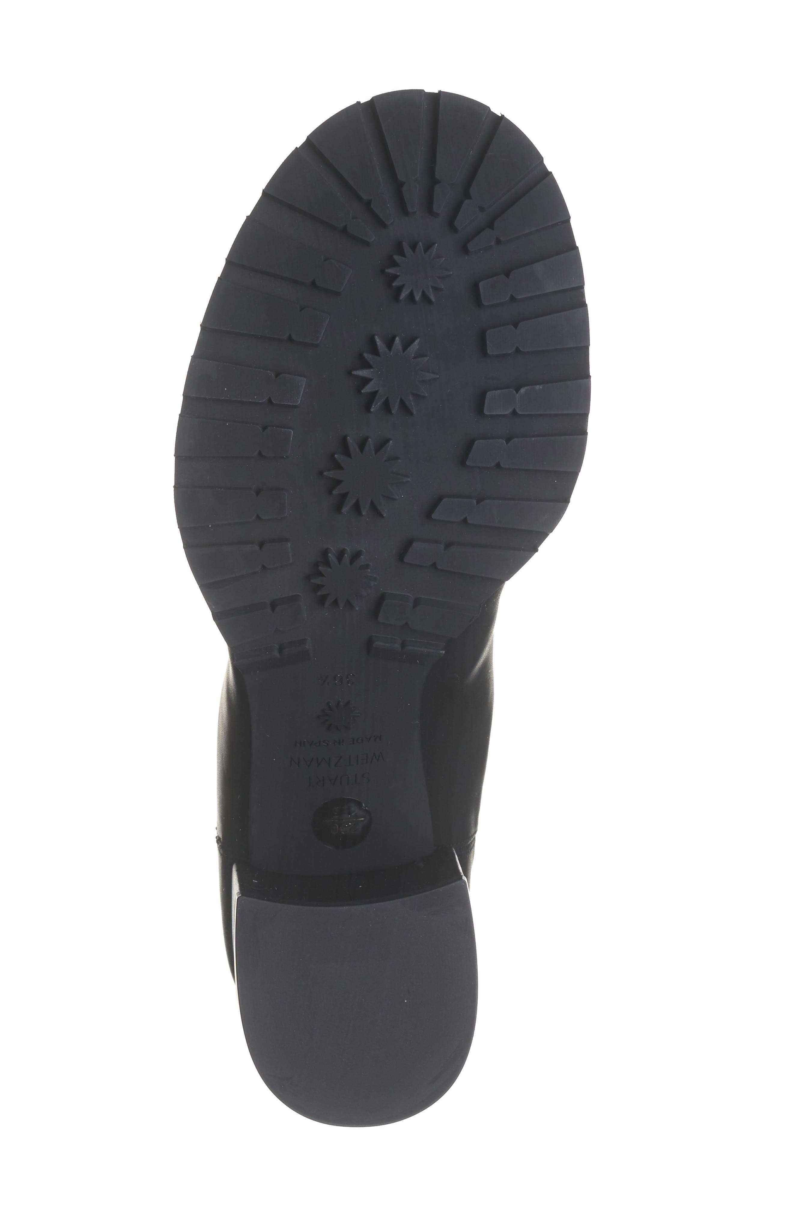 Stuart Weitzman Allpearls 80 Chelsea Boot, Alternate, color, Black