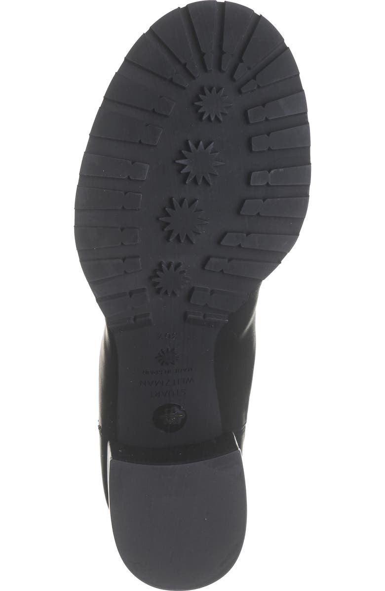 Stuart Weitzman Allpearls 80 Chelsea Boot, Alternate, color, Black