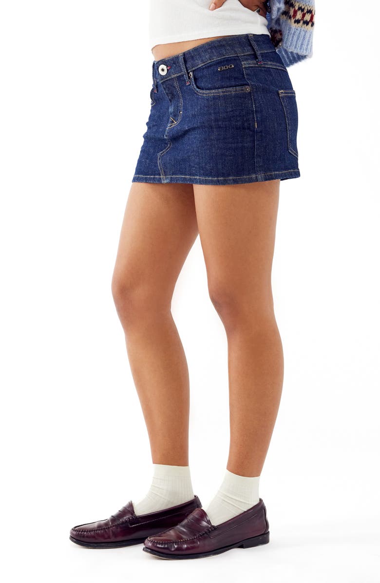 BDG Urban Outfitters Denim Ultra Miniskirt, Alternate, color, 