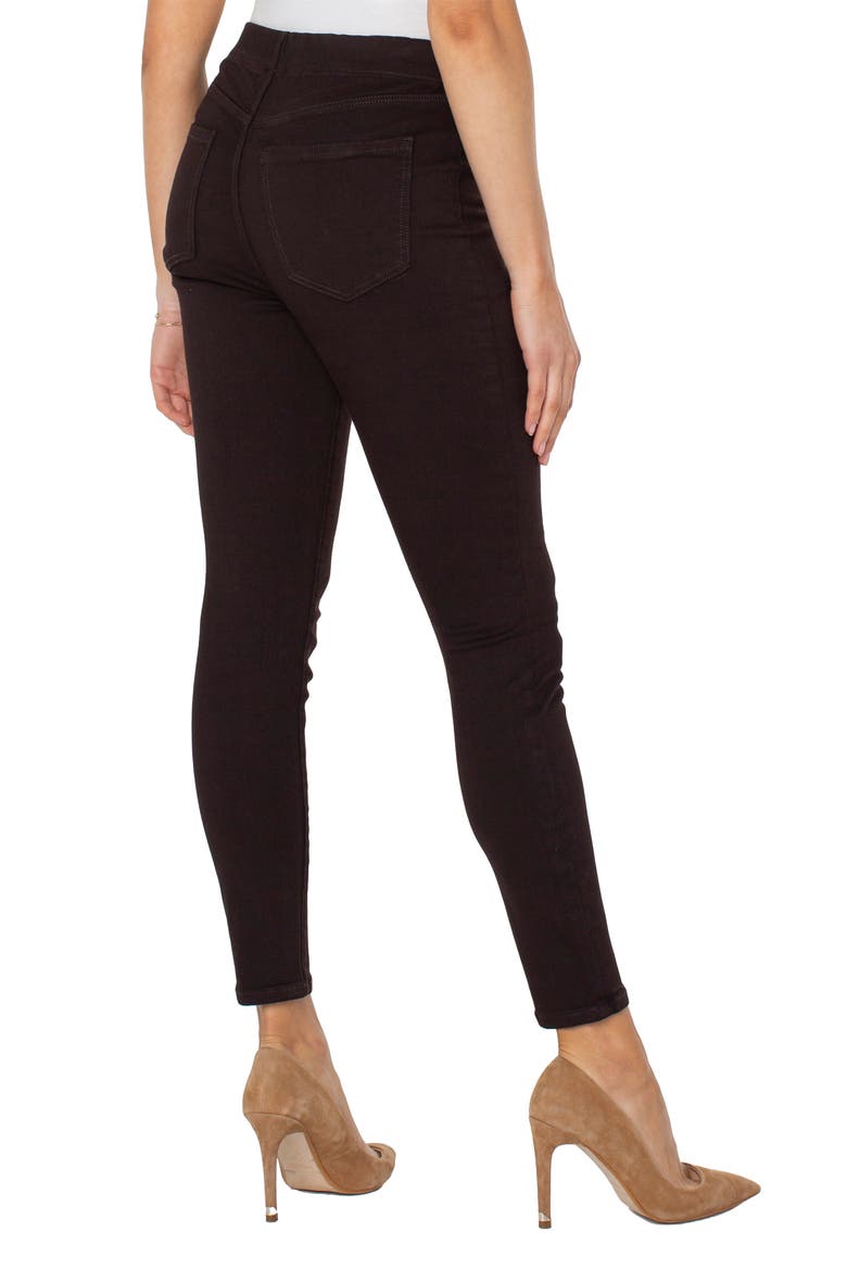 Chloe Pull-On High Waist Ankle Skinny Corduroy Jeans, Alternate, color, MOLASSES
