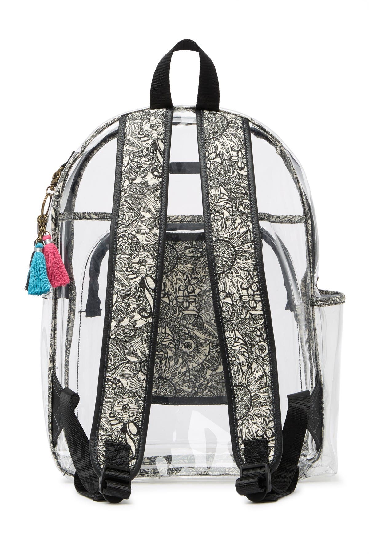 Sakroots Artist Circle Large Transparent Backpack, Alternate, color, 