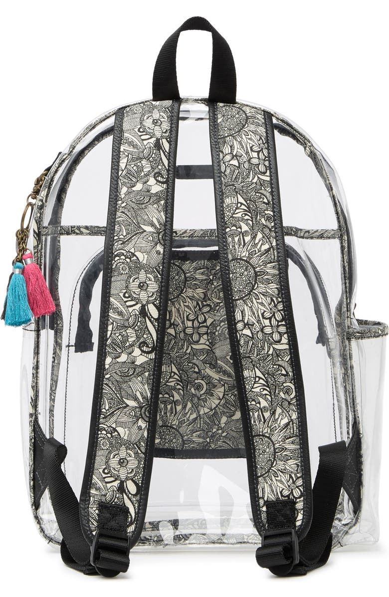 Sakroots Artist Circle Large Transparent Backpack, Alternate, color,