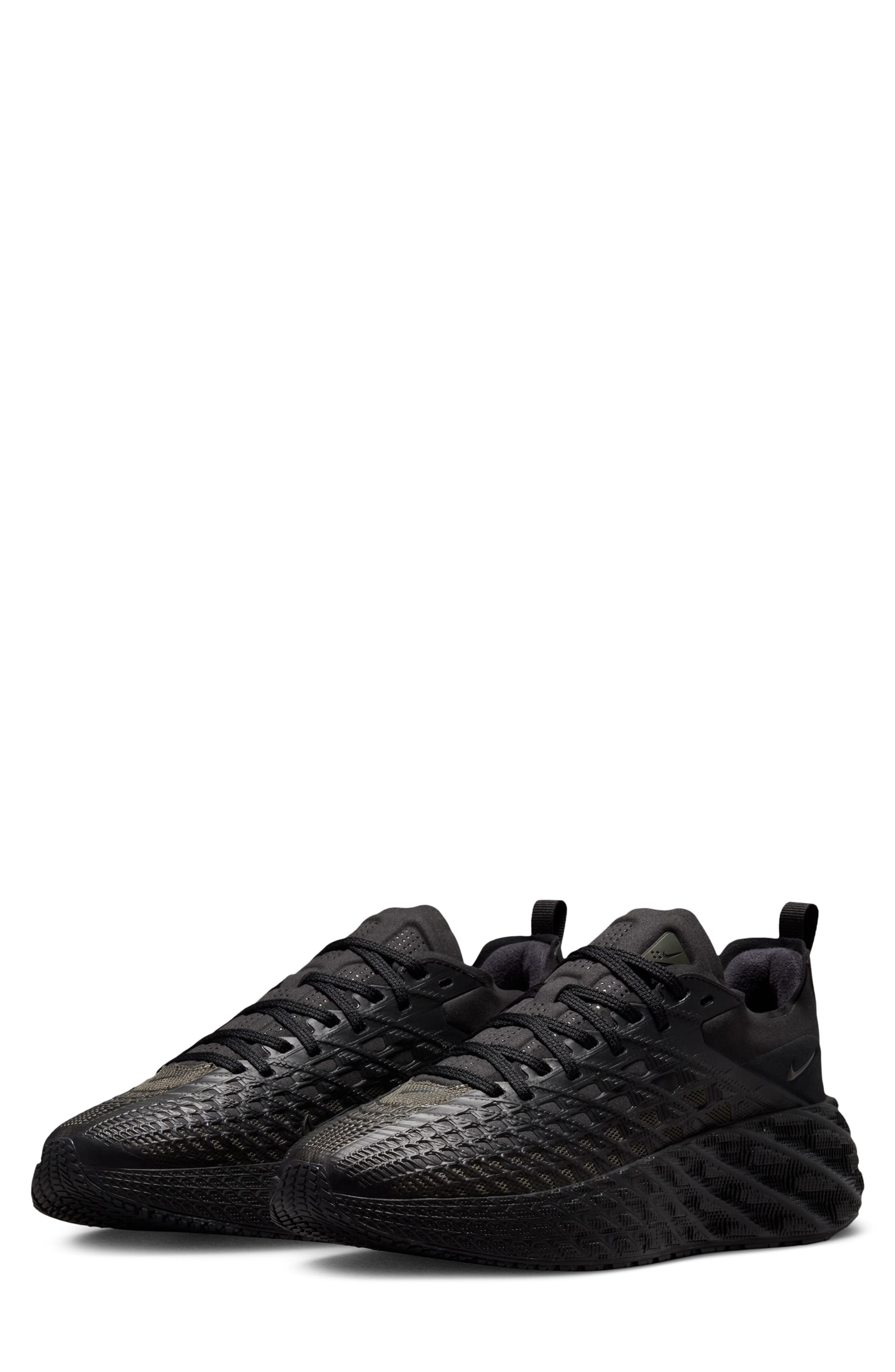 Ava Edge Sneaker, Main, color, BLACK/ NEWSPRINT