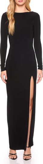 Susana Monaco Long Sleeve Jersey Cocktail Dress | Nordstrom