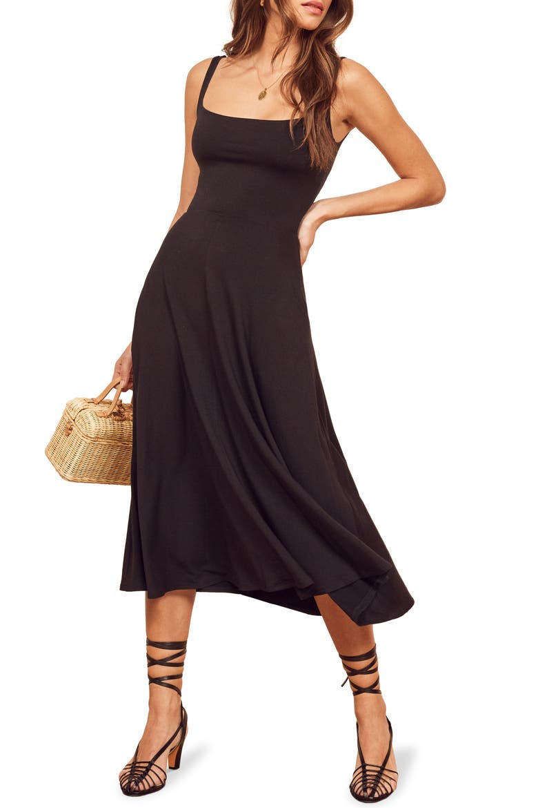 Mary Tank Dress, Main, color, BLACK