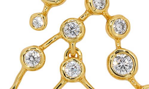 Alexis Bittar Asterales Celestial Cubic Zirconia Drop Earrings In Gold
