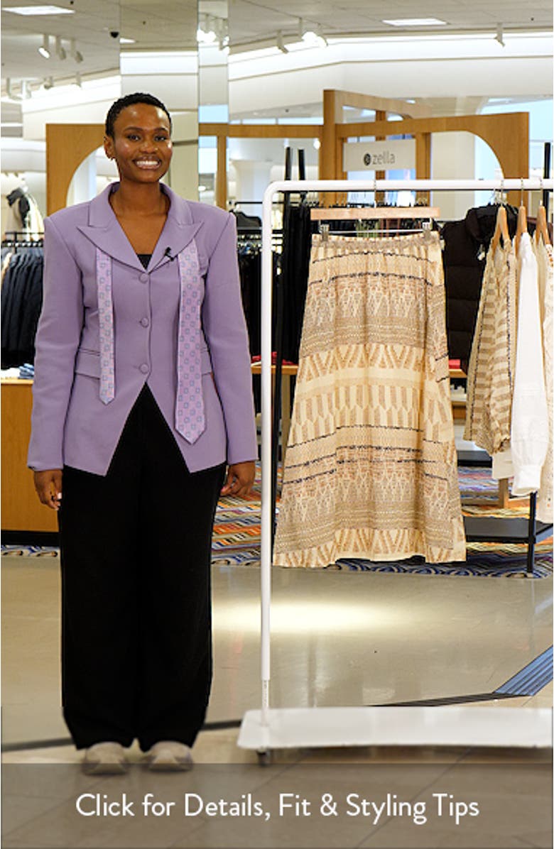 Print Midi Skirt, sales video thumbnail