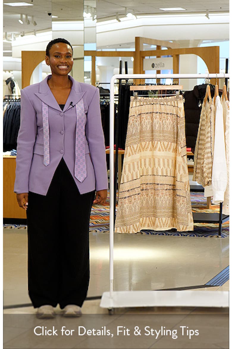 Print Midi Skirt video