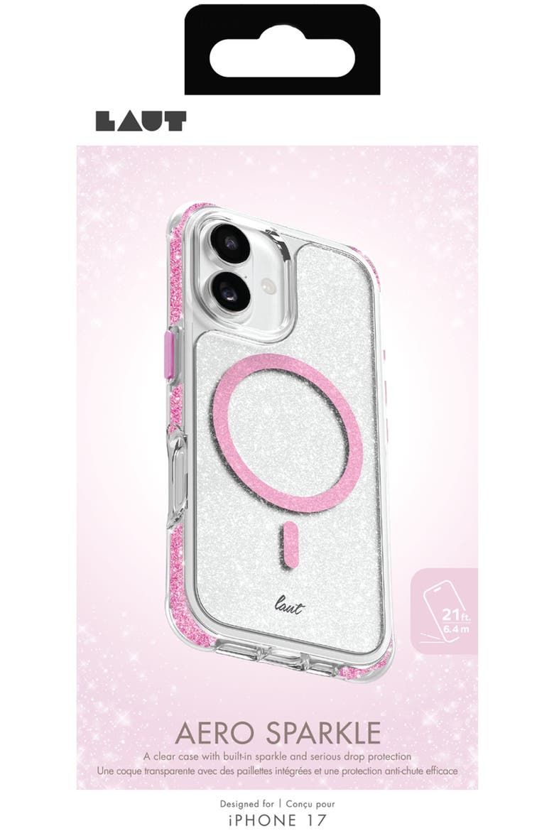 Aero Sparkle MagSafe Case for Apple iPhone 17, Alternate, color, Pink