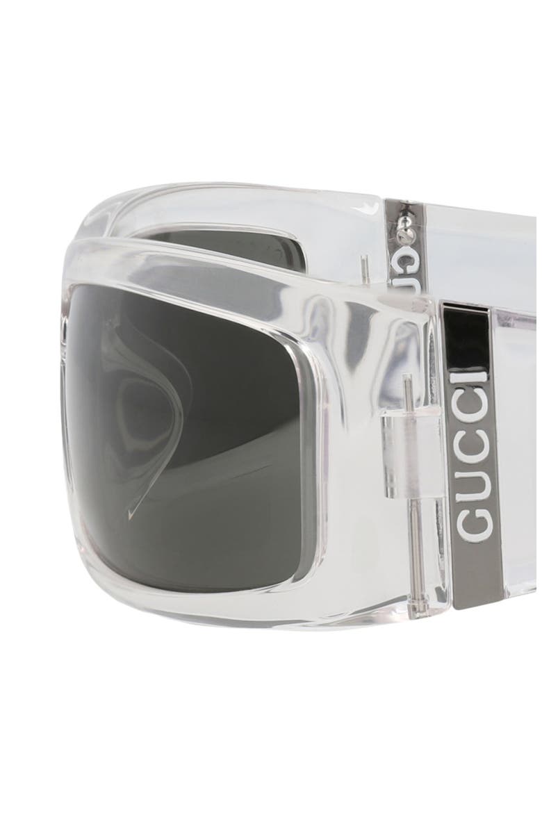 52mm Wrap Sunglasses, Alternate, color, CRYSTAL CRYSTAL GREY