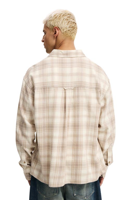 Cotton On Tribeca Long Sleeve Shirt In Neutral