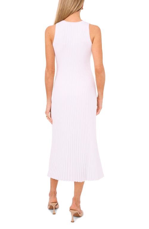 Halogen ® Sleeveless Midi Sweater Dress In Bright White