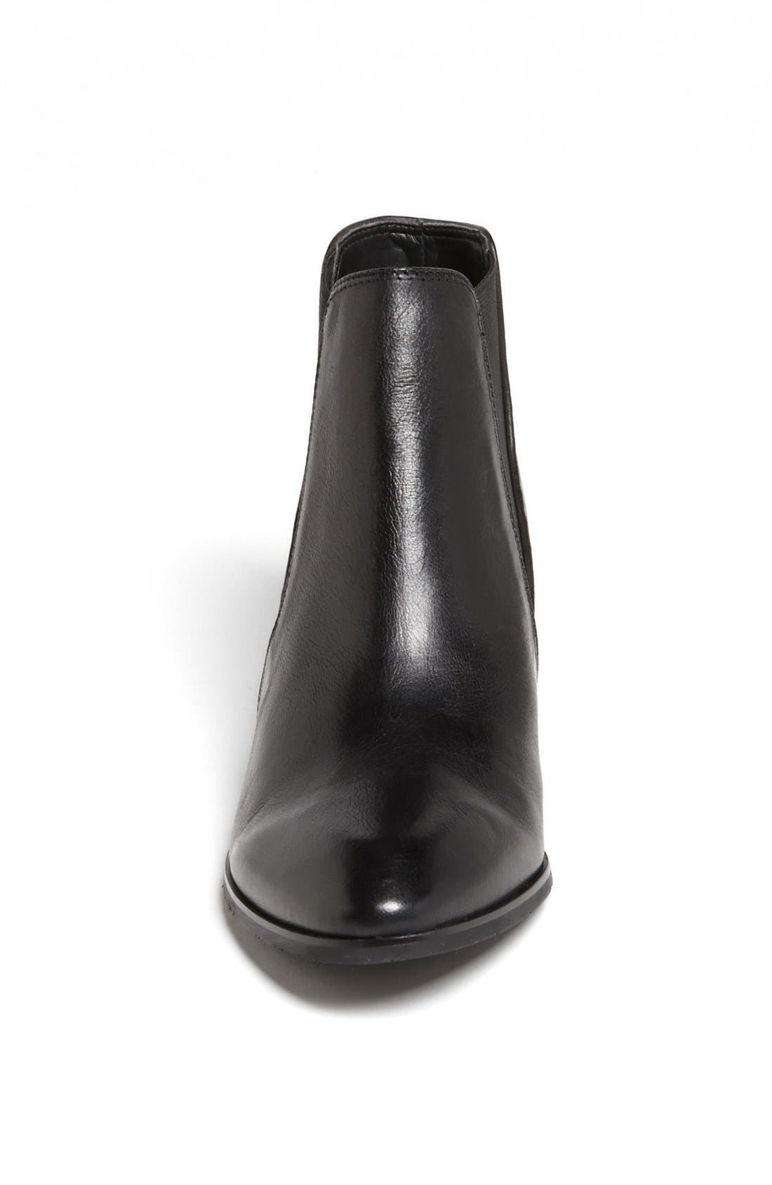 'Quinne' Boot, Alternate, color, BLACK LEATHER