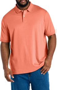 Harbor Bay by DXL Big & Tall Interlock Polo Shirt