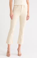 AG Farrah High Waist Raw Hem Crop Bootcut Jeans