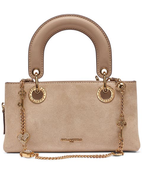Benoite Suede Shoulder Bag