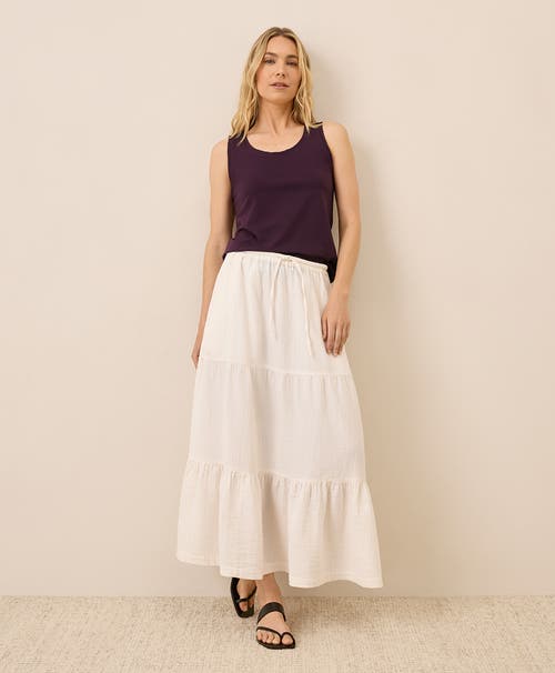 Pact Organic Cotton Luxe Stretch Jersey Tank In Purple