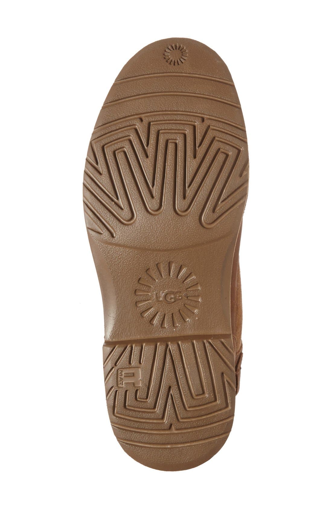 UGG<sup>®</sup> Naiyah Lace-Back Genuine Shearling Boot, Alternate, color, 