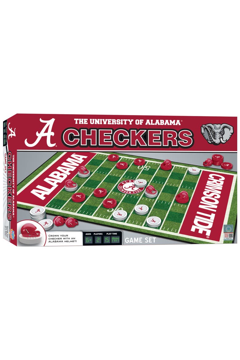 Alabama Crimson Tide Checkers Board Game, Main, color, Multicolor