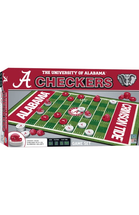 Alabama Crimson Tide Checkers Board Game