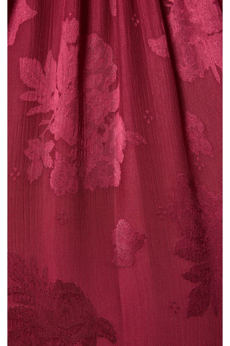 Boho Blouse, Alternate, color, Solid Brick Red