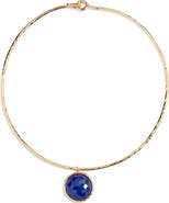 NEST Jewelry Lapis Pendant Collar Necklace