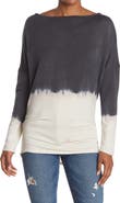 GO COUTURE Boatneck Dolman Knit Sweater