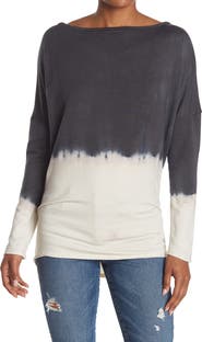 GO COUTURE Boatneck Dolman Knit Sweater